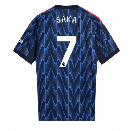 Billige Fotballdrakt Arsenal Bukayo Saka #7 Replika Bortedrakt 2025-26 Kortermet Billige Fotballdrakt Arsenal Bukayo Saka #7 Replika Bortedrakt 2025-26 Kortermet